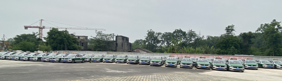 遂州通公司顺利完成第三批CNG出租汽车下线回收